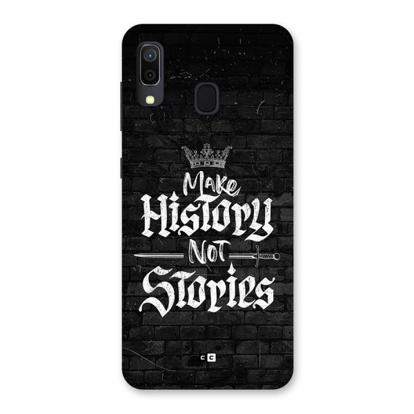 Make History Back Case for Galaxy A20