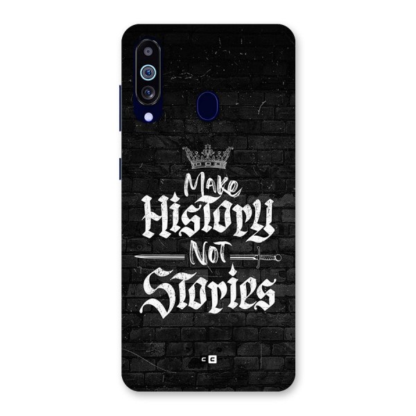 Make History Back Case for Galaxy A60