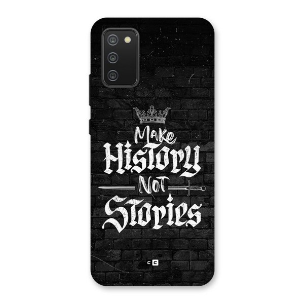 Make History Back Case for Galaxy M02s