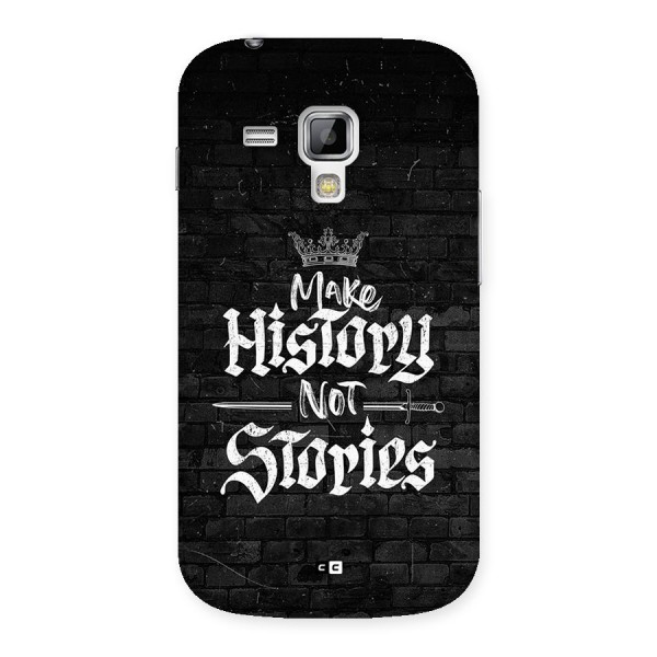 Make History Back Case for Galaxy S Duos