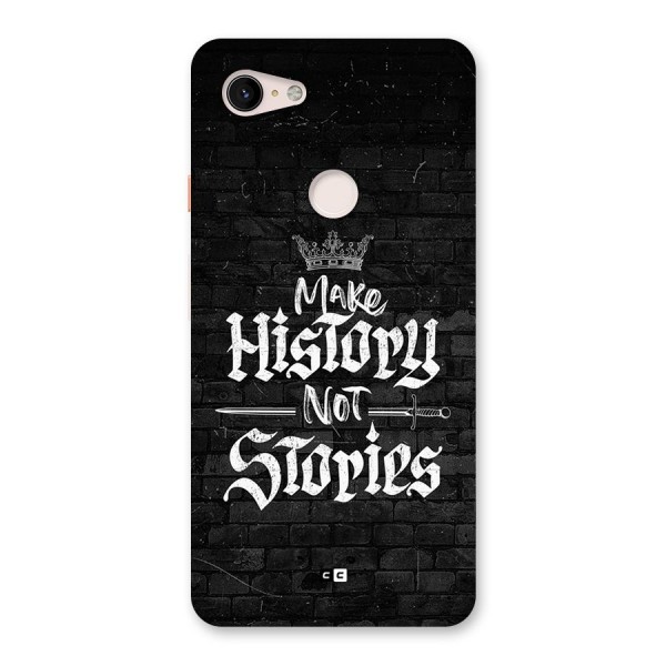 Make History Back Case for Google Pixel 3 XL