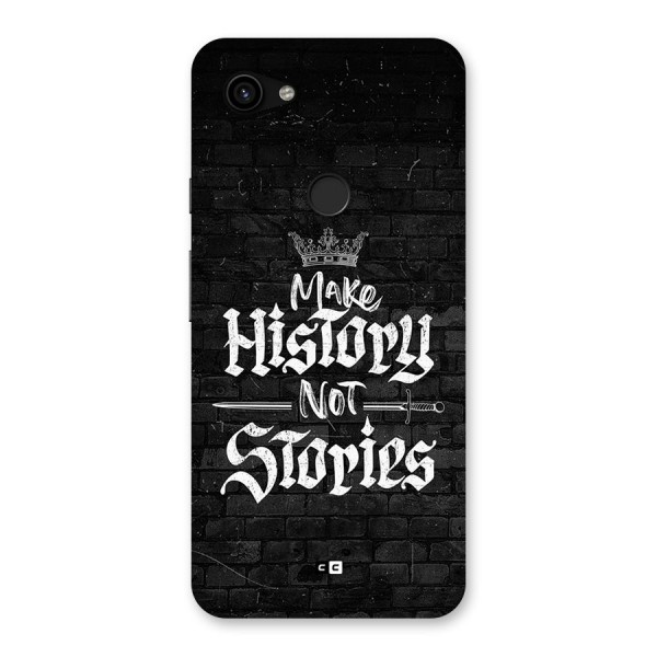 Make History Back Case for Google Pixel 3a XL