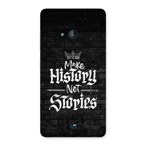 Make History Back Case for Lumia 540