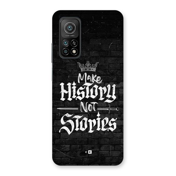 Make History Back Case for Mi 10T Pro 5G