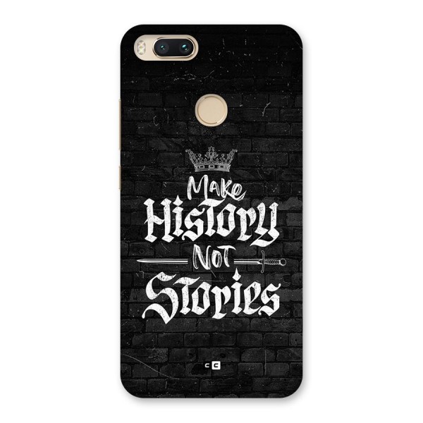 Make History Back Case for Mi A1