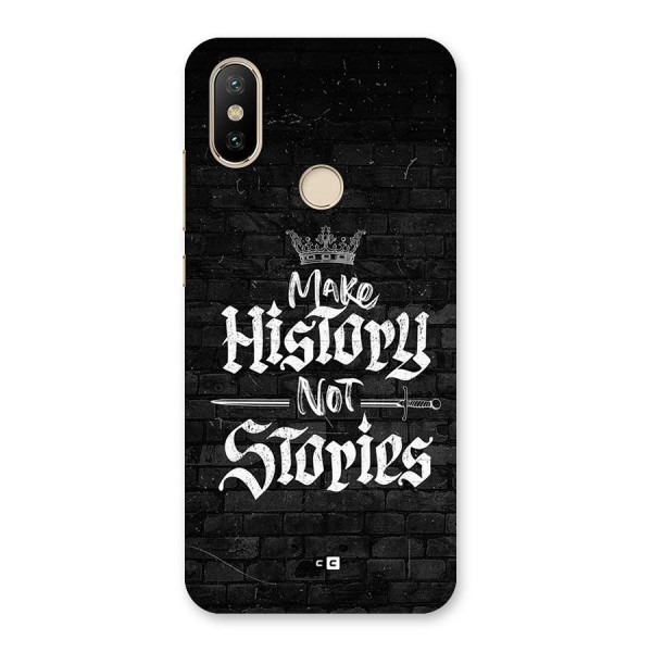 Make History Back Case for Mi A2