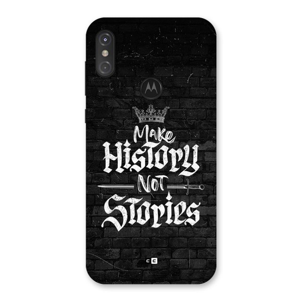 Make History Back Case for Motorola One Power