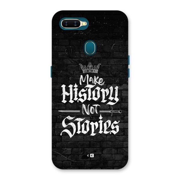 Make History Back Case for Oppo A11k