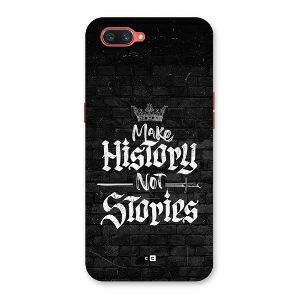 Make History Back Case for Oppo A3s