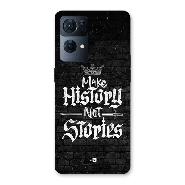 Make History Back Case for Oppo Reno7 Pro 5G