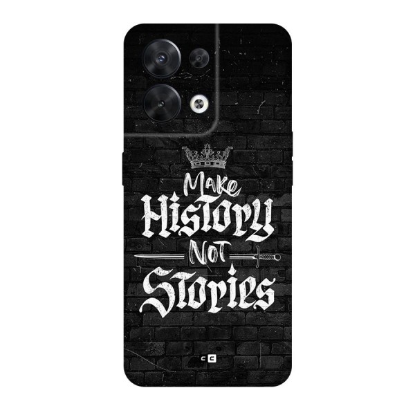 Make History Back Case for Oppo Reno8 5G