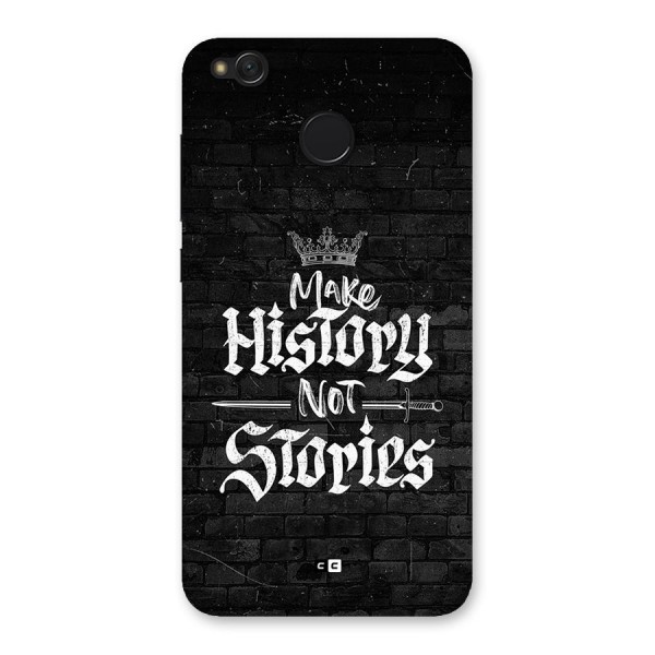 Make History Back Case for Redmi 4