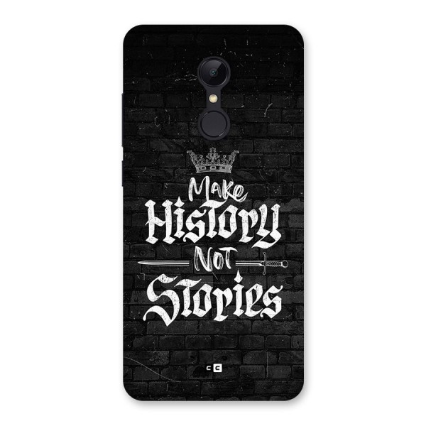 Make History Back Case for Redmi 5