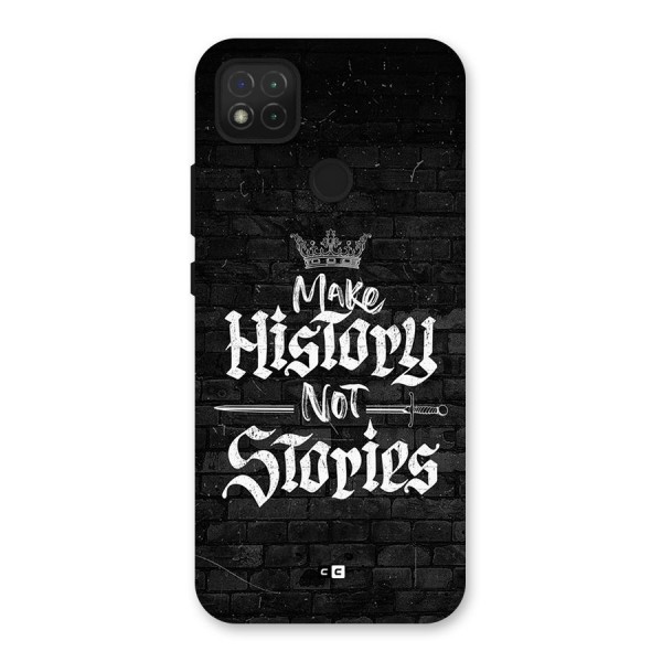 Make History Back Case for Redmi 9C