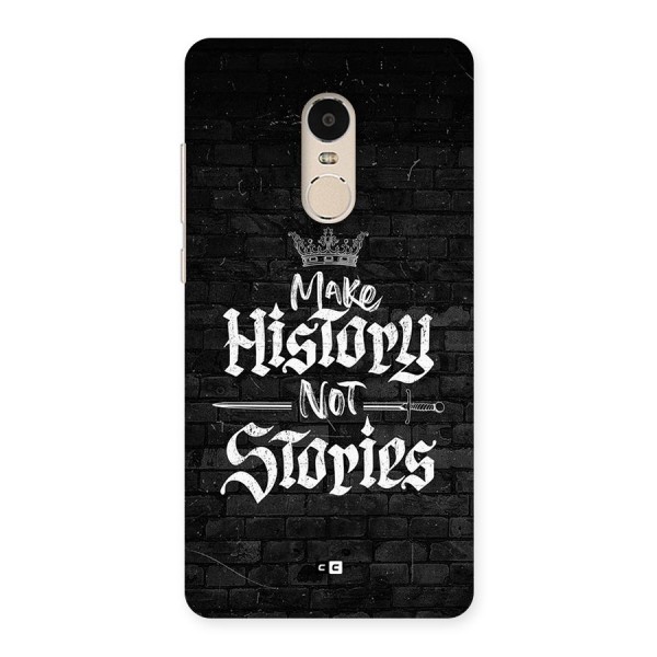 Make History Back Case for Redmi Note 4