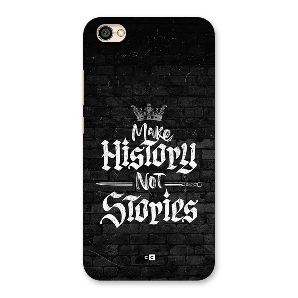 Make History Back Case for Redmi Y1 Lite