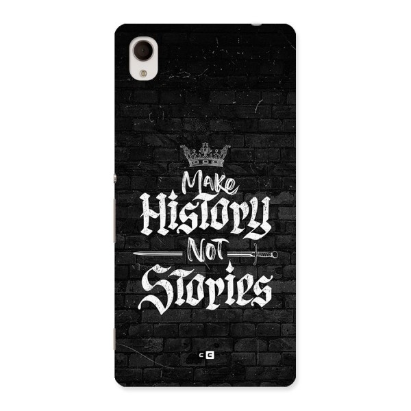 Make History Back Case for Xperia M4 Aqua