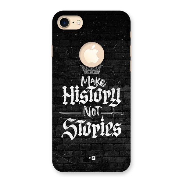 Make History Back Case for iPhone 8 Logo Cut