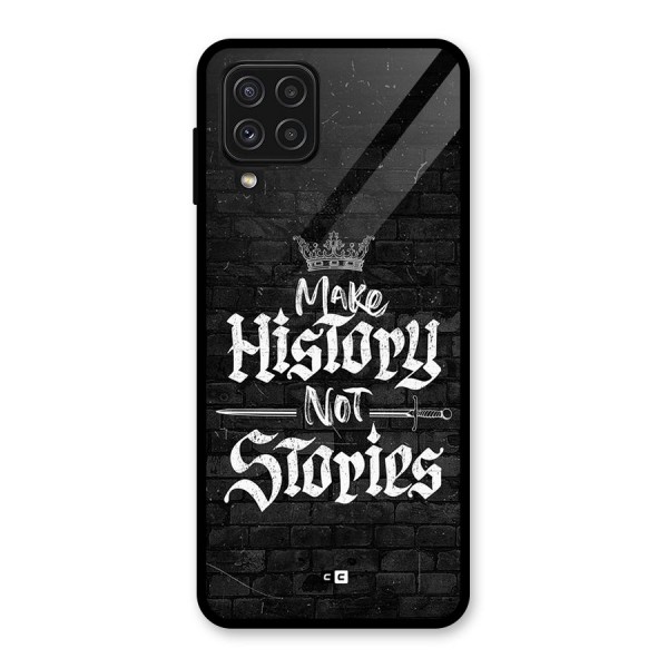 Make History Glass Back Case for Galaxy A22 4G