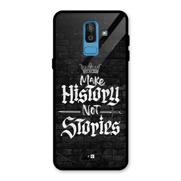 Make History Glass Back Case for Galaxy J8