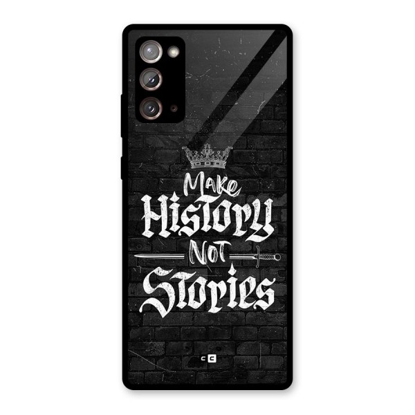 Make History Glass Back Case for Galaxy Note 20