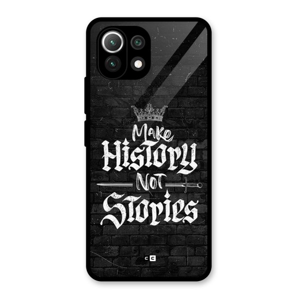 Make History Glass Back Case for Mi 11 Lite