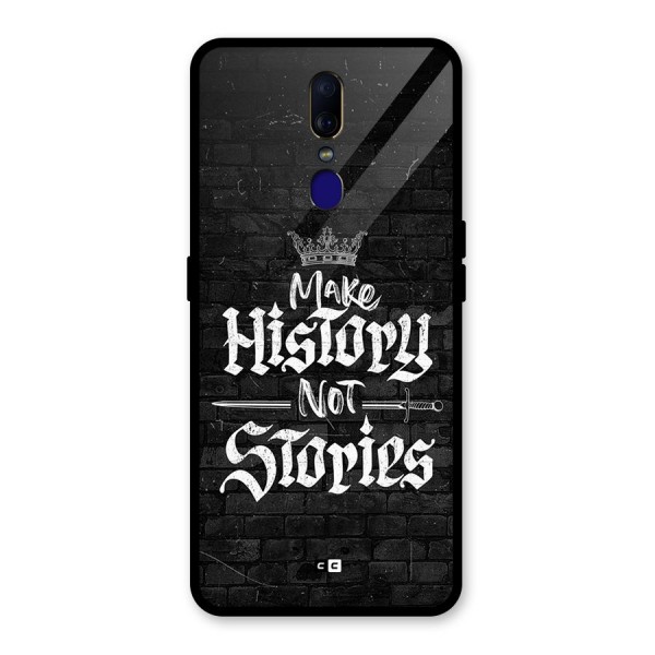 Make History Glass Back Case for Oppo F11