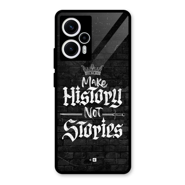 Make History Glass Back Case for Poco F5