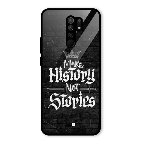 Make History Glass Back Case for Redmi 9 Prime