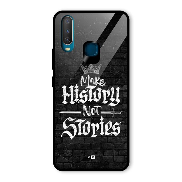 Make History Glass Back Case for Vivo Y12