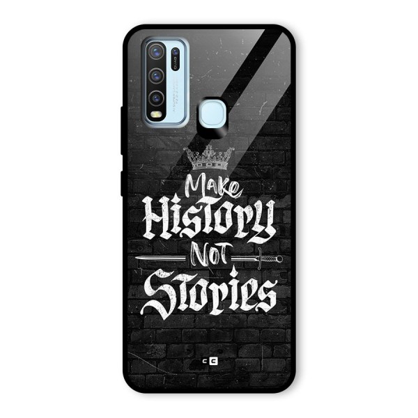 Make History Glass Back Case for Vivo Y30