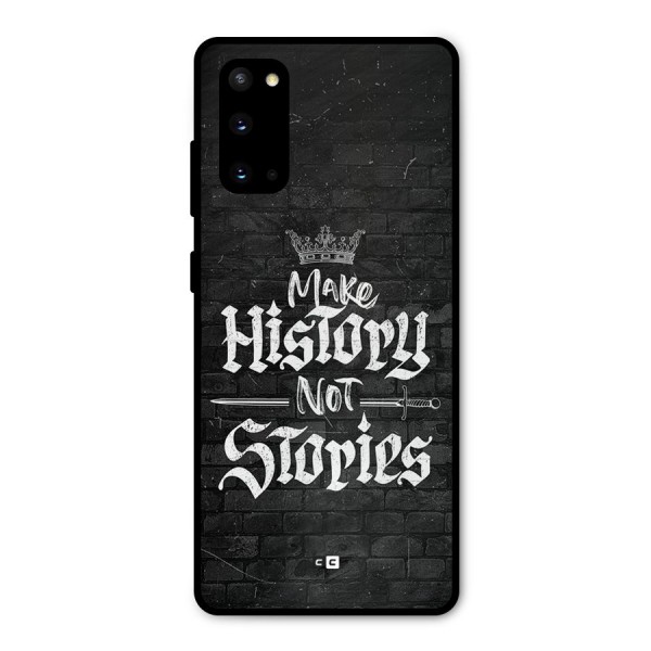 Make History Metal Back Case for Galaxy S20