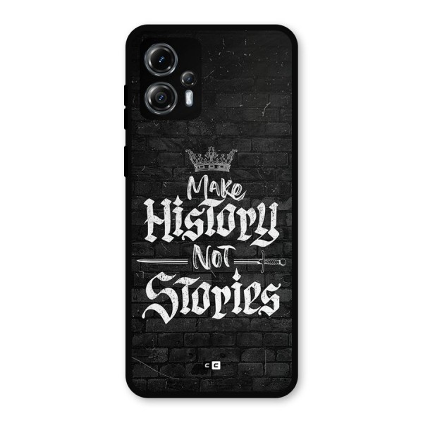 Make History Metal Back Case for Moto G13