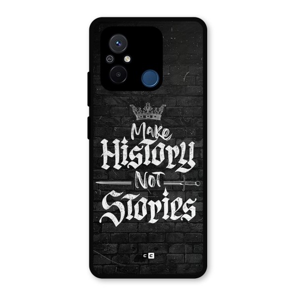 Make History Metal Back Case for Poco C55