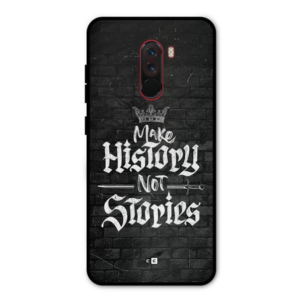 Make History Metal Back Case for Poco F1