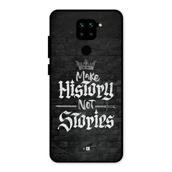 Make History Metal Back Case for Redmi Note 9