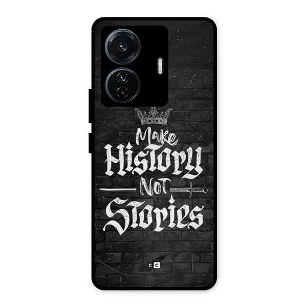 Make History Metal Back Case for Vivo T1 Pro