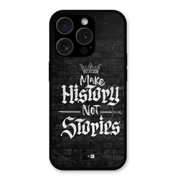 Make History Metal Back Case for iPhone 15 Pro