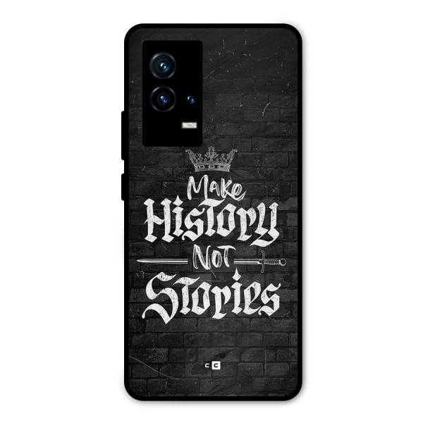 Make History Metal Back Case for iQOO 9 5G