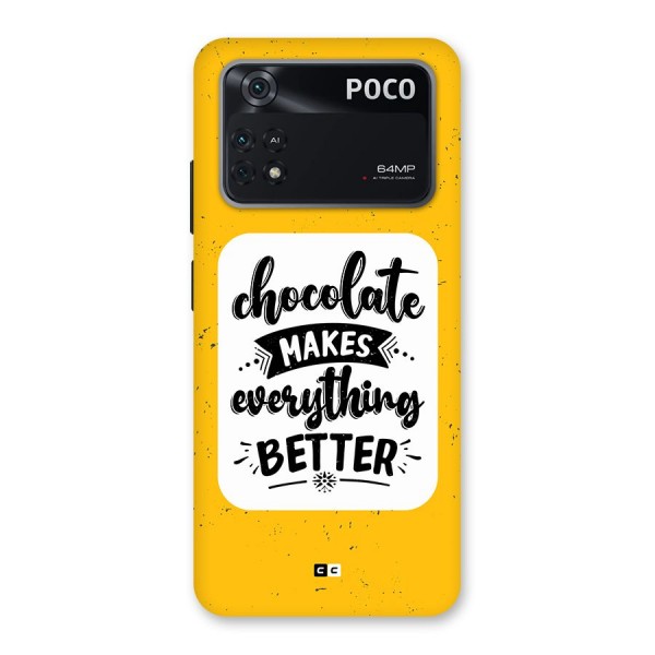 Makes Everything Better Back Case for Poco M4 Pro 4G