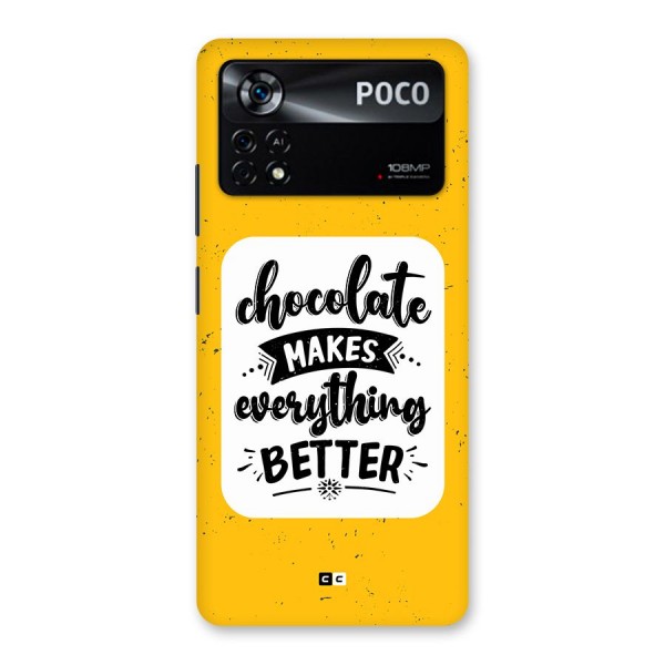 Makes Everything Better Back Case for Poco X4 Pro 5G