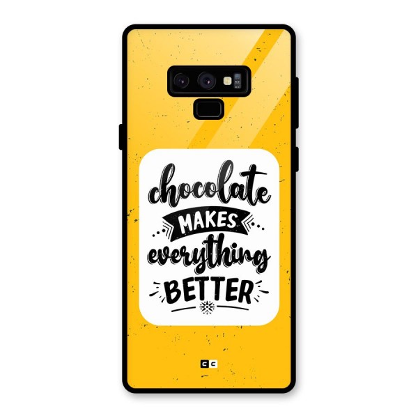 Makes Everything Better Glass Back Case for Galaxy Note 9