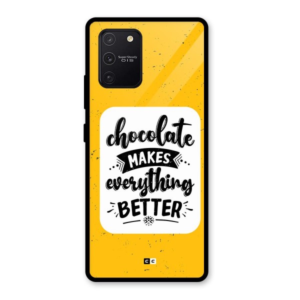 Makes Everything Better Glass Back Case for Galaxy S10 Lite