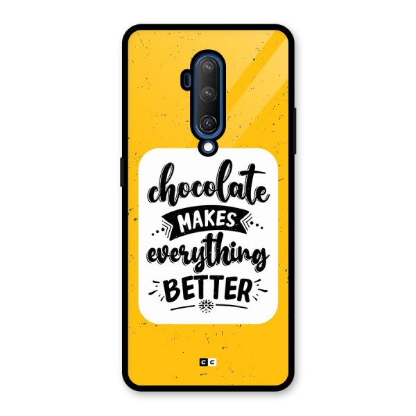 Makes Everything Better Glass Back Case for OnePlus 7T Pro