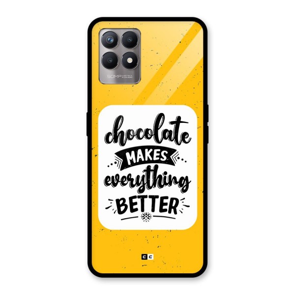 Makes Everything Better Glass Back Case for Realme 8i