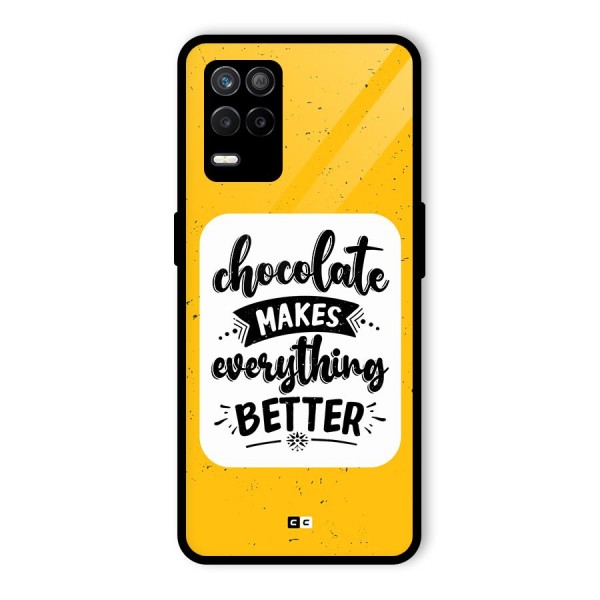 Makes Everything Better Glass Back Case for Realme 8s 5G