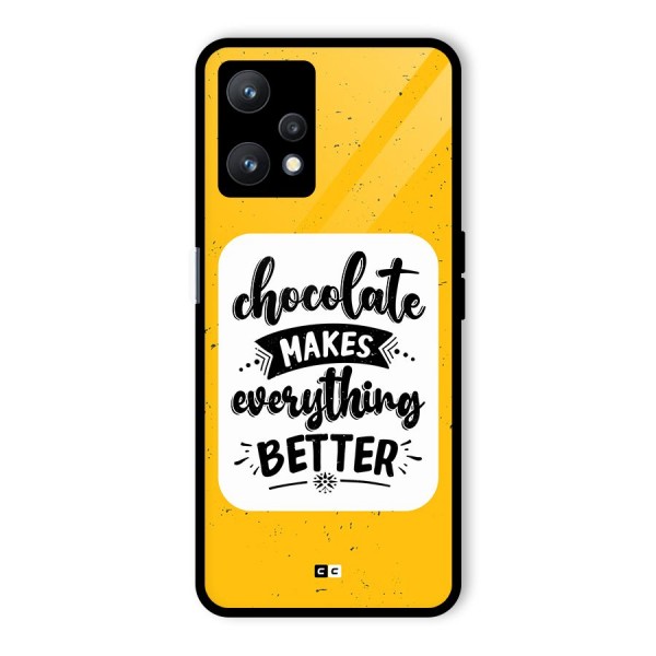 Makes Everything Better Glass Back Case for Realme 9 Pro 5G