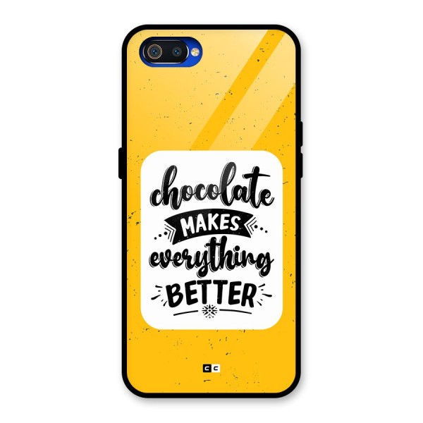 Makes Everything Better Glass Back Case for Realme C2