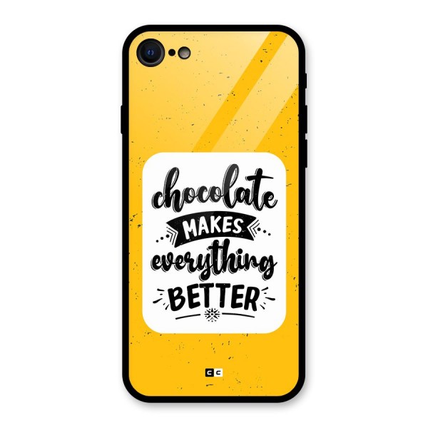 Makes Everything Better Glass Back Case for iPhone 8