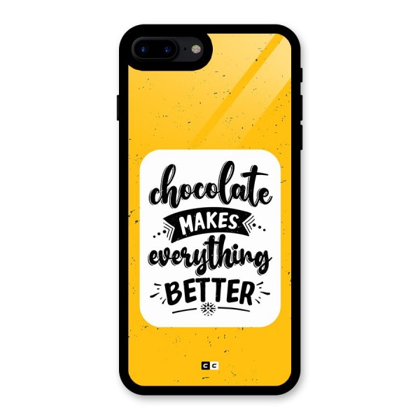 Makes Everything Better Glass Back Case for iPhone 8 Plus